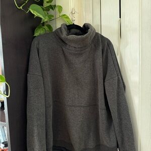 Athleta Dark Gray Women's Turtleneck Sweater